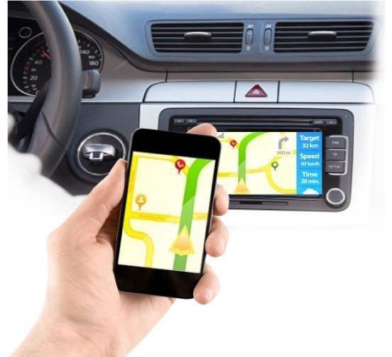 Stream GPS from smartphone to car